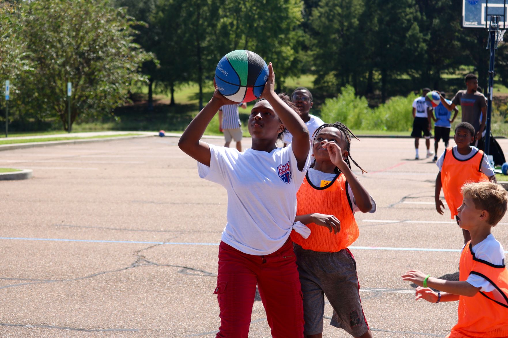 Hoops action helps church ministry